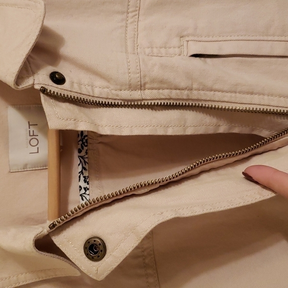 Ann taylor loft utility zip-Up jacket - Picture 3 of 5